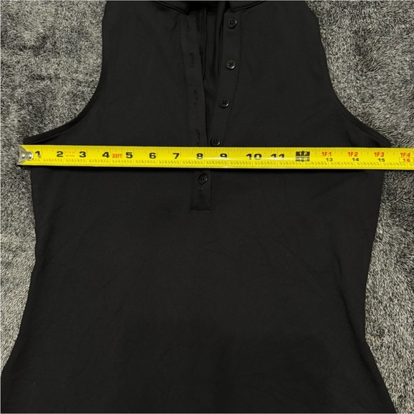 ALO YOGA Black Sleeveless Collared Charmed Tennis Athletic Dress Size X-small - Picture 14 of 16
